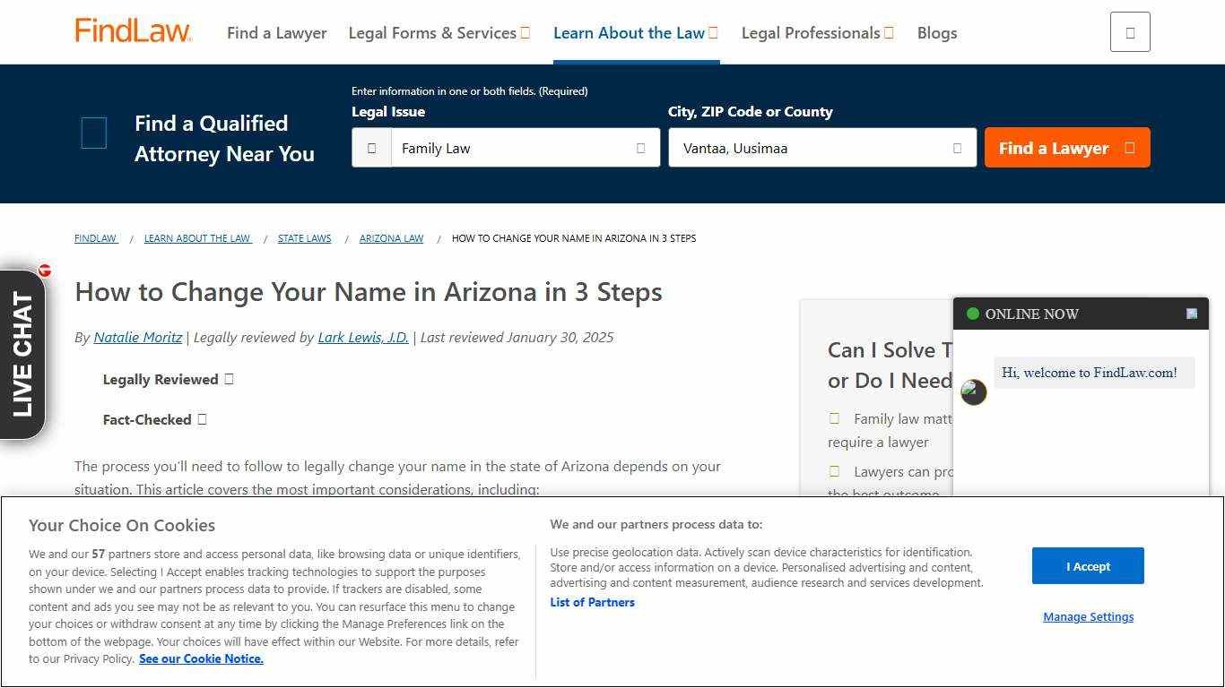 How to Change Your Name in Arizona in 3 Steps - FindLaw